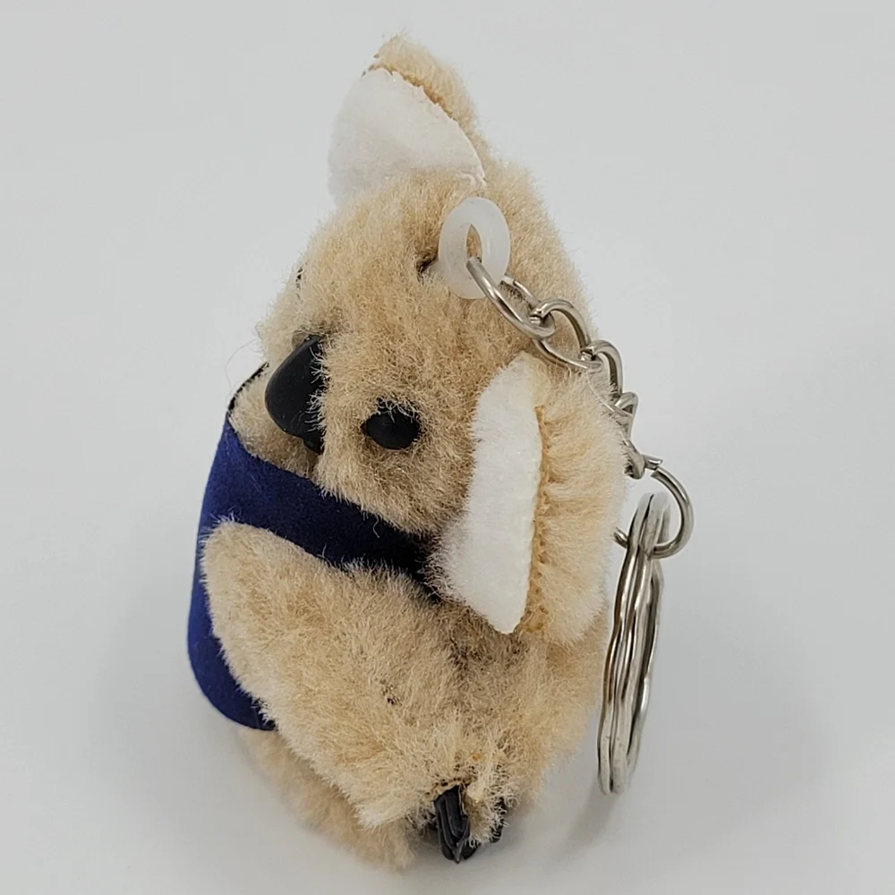 I Love Australia Souvenir Keychain Koala Clip On Hugger Mini Plush Bag Charm - Picture 4 of 10
